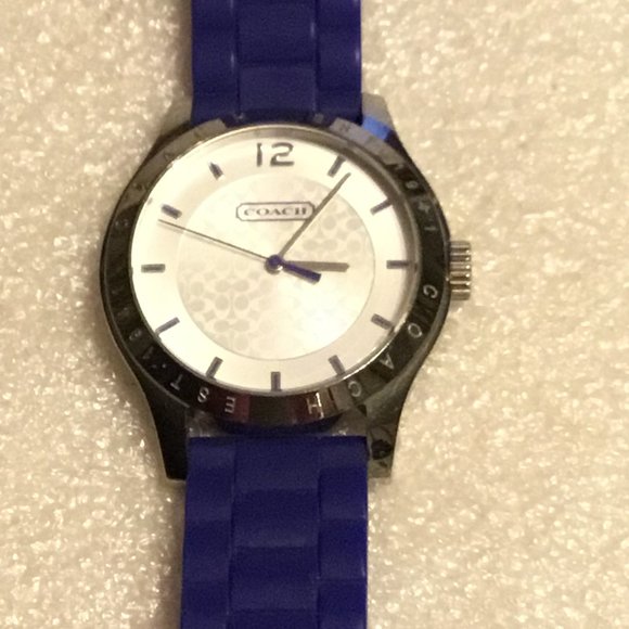 Very nice Coach watch with blue band main image 10